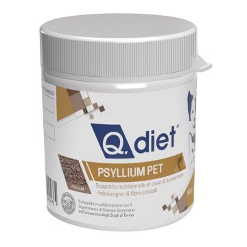 Q Diet Psyllium Pet Polvere 90 G