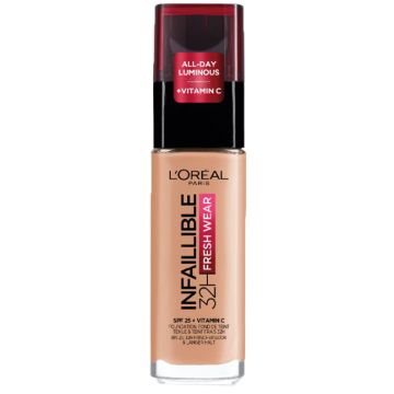 L’OREAL PARIS - Infaillible 24H Fresh Wear - Fondotinta Liquido N.235 Miel
