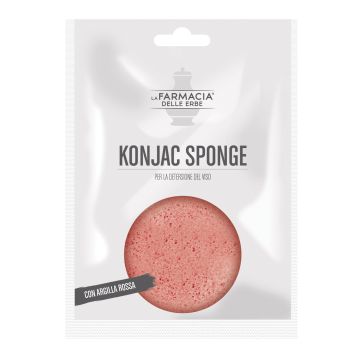 Fde konjac sponge argilla rossa 1 pezzo