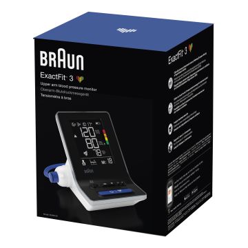 Misuratore pressione sanguigna da braccio braun exactfit 3