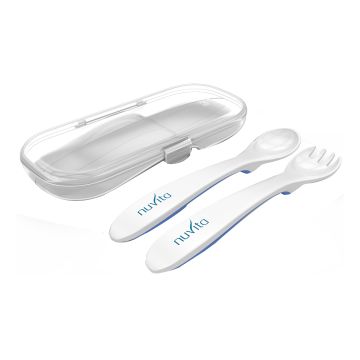 Nuvita set astuccio posate blu