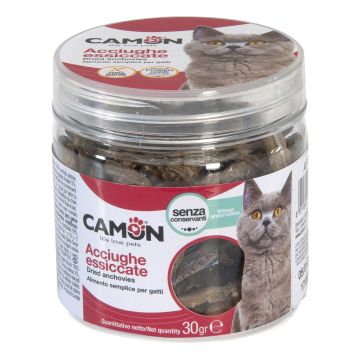 Camon Gatto Snack Acciughe Essiccate 30 Gr