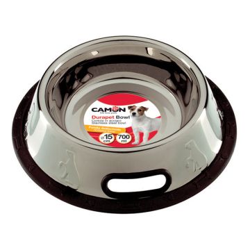 Ciotola in acciaio antirovesciamento 800 ml