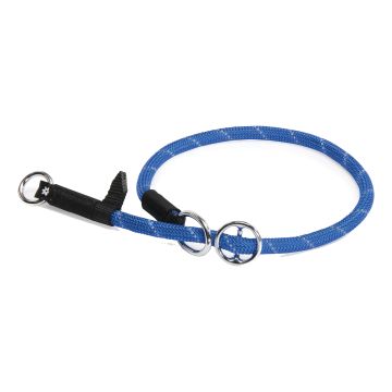 Collare a strangolo in corda e catarinfrangenti blu 10 x 700 mm Collare a strangolo in corda e catarinfrangenti blu 10 x 700 mm
