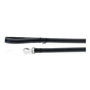 Guinzaglio Reflex Con Maniglia In Neoprene Nero 25 X 1200 Mm
