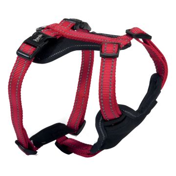 Camon Cane Pettorina In Neoprene "Reflex" 5 Regolazioni Tg. Xsmall Rosso