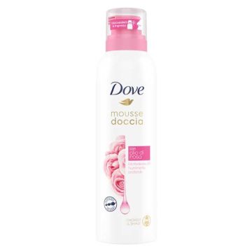 DOVE - mousse doccia - docciaschiuma con olio di rosa 200 ml