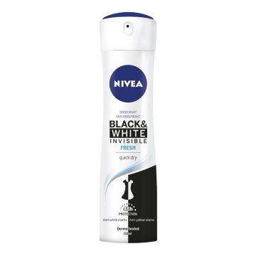 Nivea deo invisible black & white fresh spray 150 ml