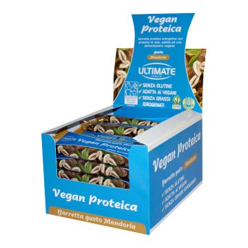 Ultimate barretta vegan proteica mandorla 24 x 40 g