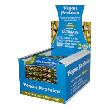 Ultimate barretta vegan proteica pistacchio 24 x 40 g