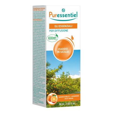 Puressentiel miscela diffusione viaggio sicilia 30 ml
