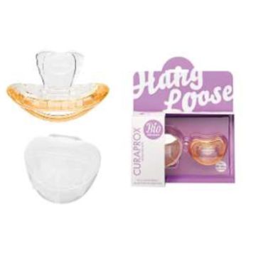 Curaprox baby succhietto 2 pezzi tg 2 colore arancio + scatola per igienizzazione