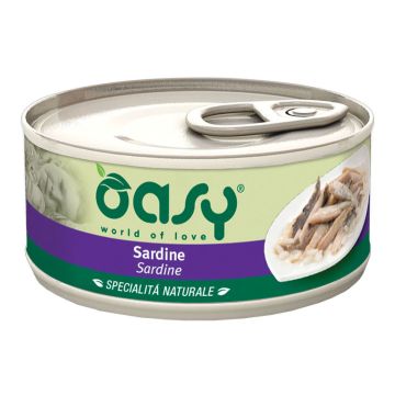Oasy Gatto Specialita' Naturali In Lattina Adulto Sardine 70 Gr