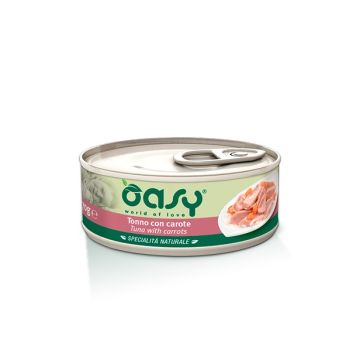 Oasy Gatto Specialita' Naturali In Lattina Adulto Tonno & Carote 150 Gr