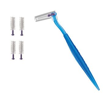 Curaprox CPS 18 Regular Plus Viola 4 Scovolino + Manico