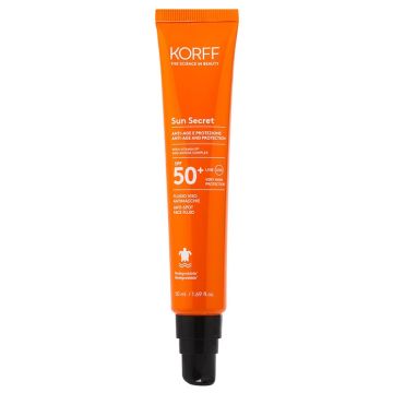 Korff sun secret fluido viso antimacchie spf50+ 50 ml