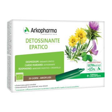Arkofluidi ultra suoni detossinante epatico 20 fiale