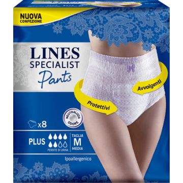 Lines Spec.pants Plus M 8pezzi