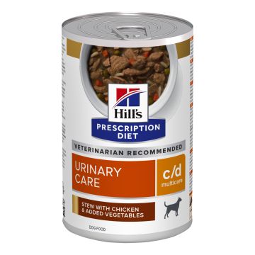 Prescription diet canine urinary care c/d multicare pollo e stufato 354 g