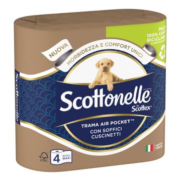 Scottonelle carta igienica 4 pezzi argan