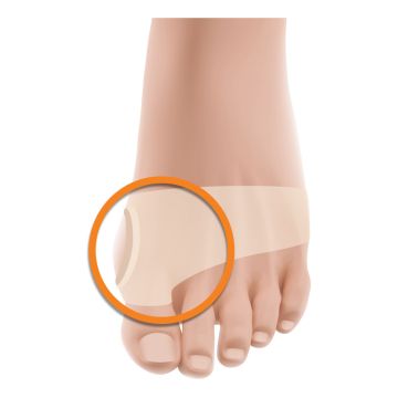 Fascia protettrice alluce valgo gel taglia m