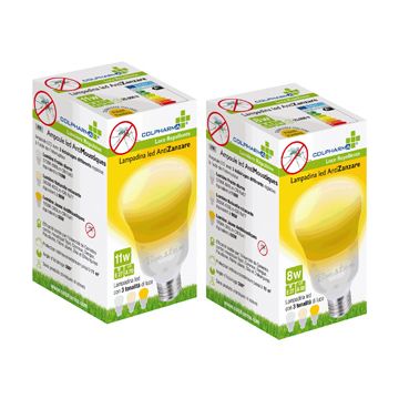 Colpharma lampadina led antizanzara 8 watt