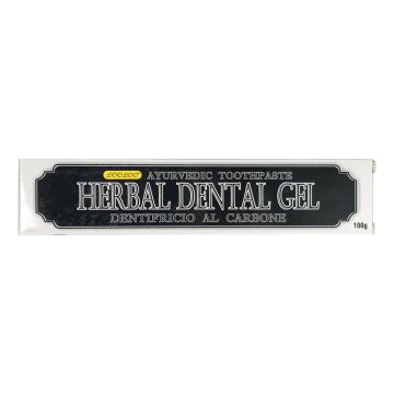 Herbal dental gel dentifricio ayurvedico al carbone 100 g Herbal dental gel dentifricio ayurvedico al carbone 100 g