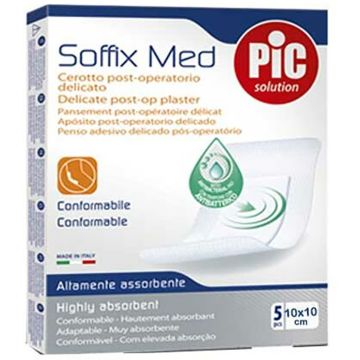 Pic Soffix Med Cerotto Post Operatorio Delicato 10x10 Cm