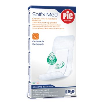Pic Soffix Med Cerotto Striscia Post Operatoria Delicato 20x10cm 1 Pezzo