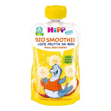 Hipp bio smoothies mela/ban/pesca 120 ml