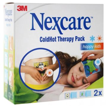 Coldhot mini happy kids multilingual nexcare 2 pezzi