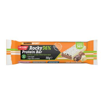 Rocky 36% protein bar triple choco barretta 50 g