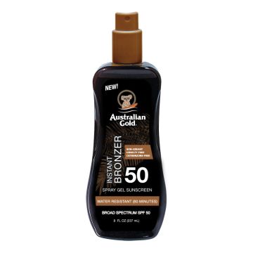 Australian gold spf 50 spray gel bronzer