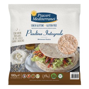 Piaceri Medit Piadina Integrale 180 G
