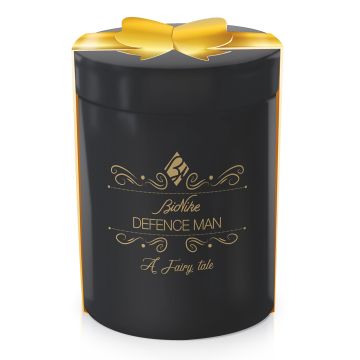 Defence man kit natale 2019 schiuma da barba anti-irritazioni 200 ml + safe balm balsamo dopobarba lenitivo 75 ml + dry touch deodorante roll-on 50 ml
