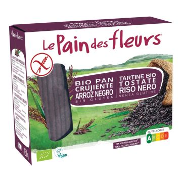 Le pain des fleurs tartine tostate al riso nero biologiche 150 g