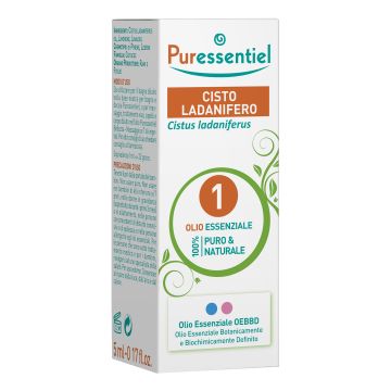 Puressentiel cisto ladanifero olio essenziale bio 5 ml