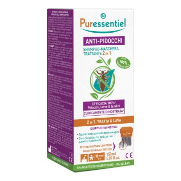 Puressentiel shampoo trattante anti-pidocchi 150 ml