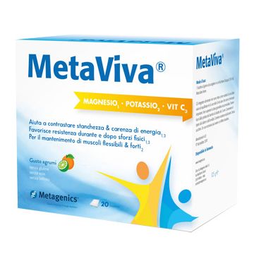 Metaviva Magnesio Potassio Vitamina C 20 Bustine