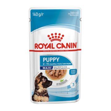 Size health nutrition maxi puppy 140 g