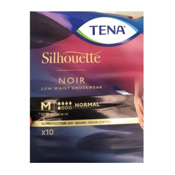 Tena Silhouette Noir M 10pezzi
