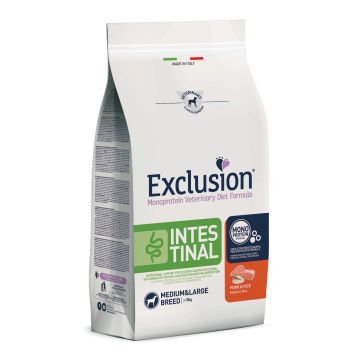 Exclusion Cane Diet Intestinal Adulto Medium&Large Maiale & Riso 2 Kg