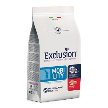 Exclusion Cane Diet Mobility Adulto Medium&Large Maiale & Riso 2 Kg