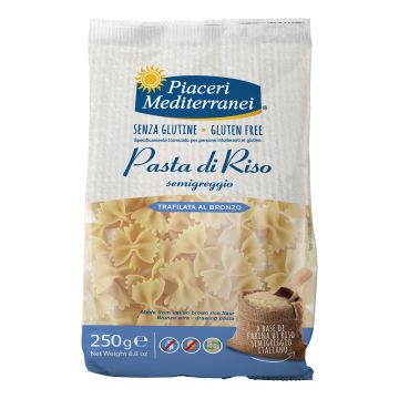 Piaceri med.farfalle riso 250g