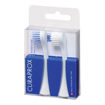 Curaprox hydrosonic ortho/pro brush head sensitive duo-pack