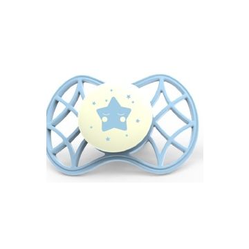 Nuvita 7064 air55 succhietto ort 0m+ glow aquamarine