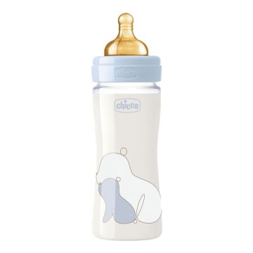 Chicco Biberon Original Touch Vetro Tettarella In Caucciù Bimbo 240 ml