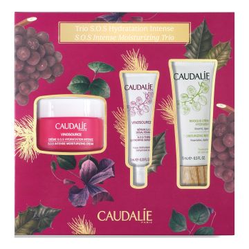 Vinosource cofanetto crema sos 2019 crema sos 50 ml + siero 10 ml + maschera viso idratante 15 ml