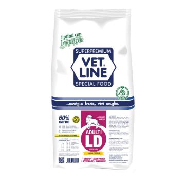 Vetline Cane Adulto Ld Mini Monoproteico Agnello 3 Kg