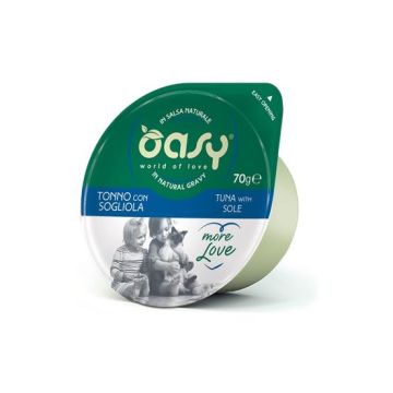 Oasy Gatto More Love In Cup Adulto Tonno & Sogliola 70 Gr